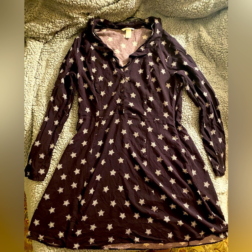 Purple Dress with Stars